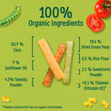 Organix Melty Veggie Organic Sticks Baby Snack 7 months+ 15g