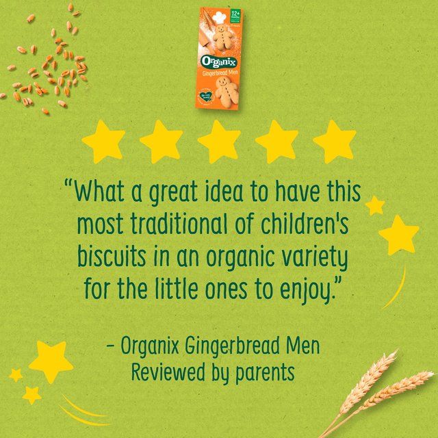 Organix Mini Organic Gingerbread Men 12 mths+ 135g
