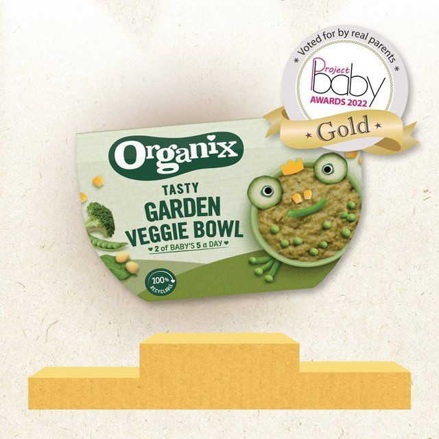 Organix Tasty Garden Veggie Bowl Baby Food 7 months 130g