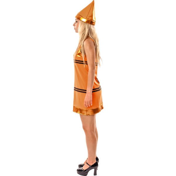 Orion Costumes Womens Orange Crayon Fancy Dress Medium