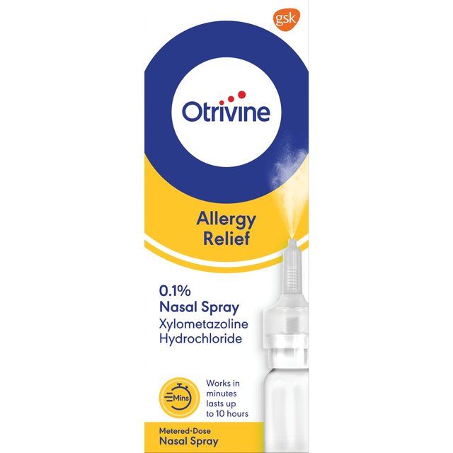 Otrivine Allergy Hayfever & Blocked Nose Relief Nasal Spray   10ml