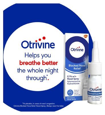 Otrivine Blocked Nose Relief 0.1% w/v Nasal Spray 10ml
