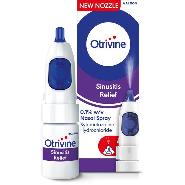 Otrivine Sinusitis Relief 0.1% Nasal Spray   10ml