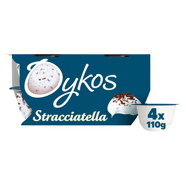 Oykos Stracciatella Luxury Greek Style Yoghurt 4 x 110g