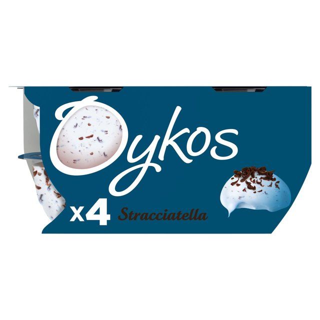 Oykos Stracciatella Luxury Greek Style Yoghurt 4 x 110g
