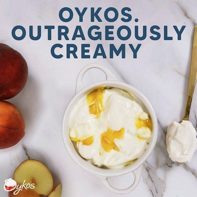 Oykos Stracciatella Luxury Greek Style Yoghurt 4 x 110g