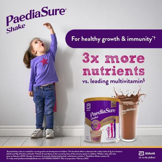 PaediaSure Multivitamins Shake Chocolate 850g