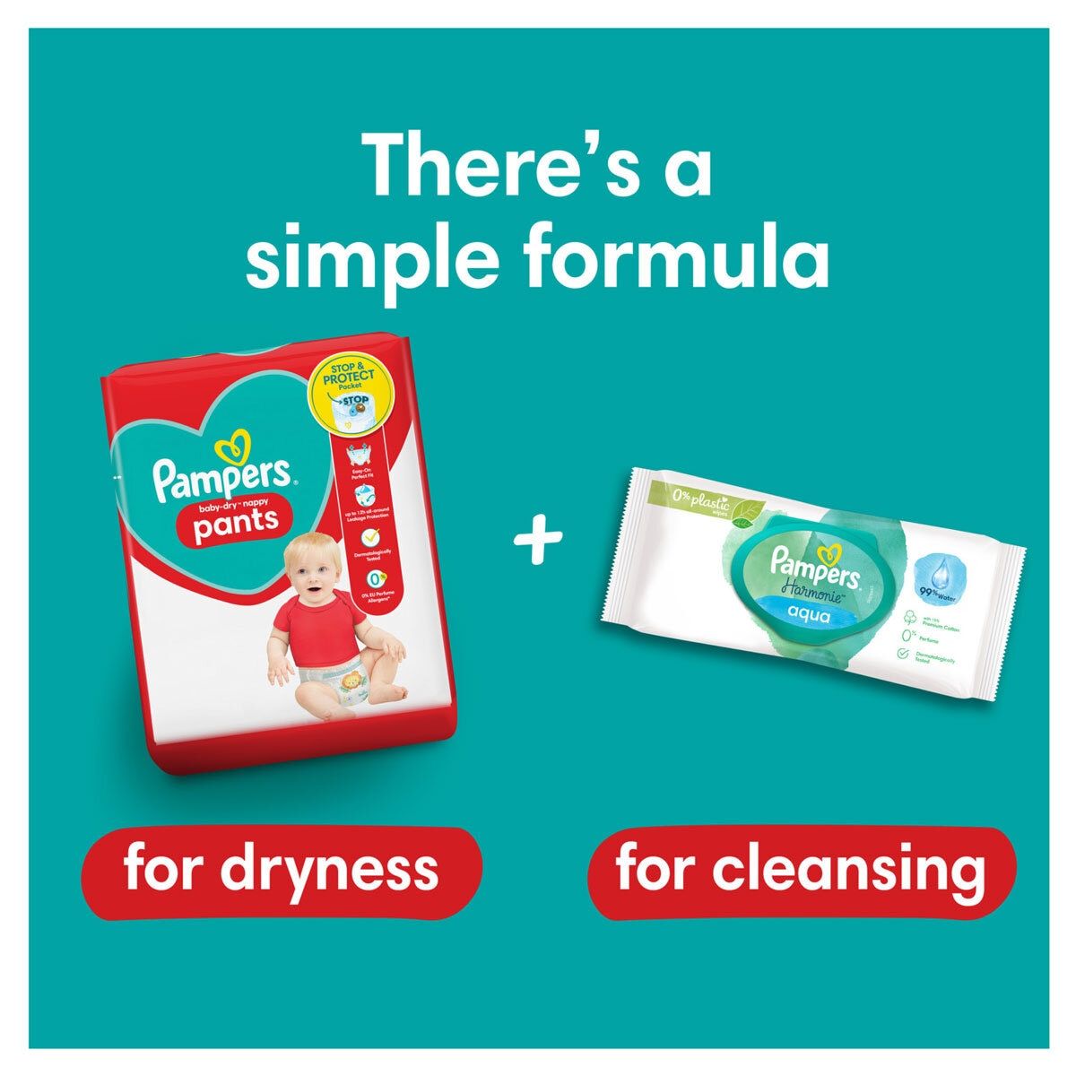 Pampers Baby Dry Pants Size 7, 2 x 50 Pack