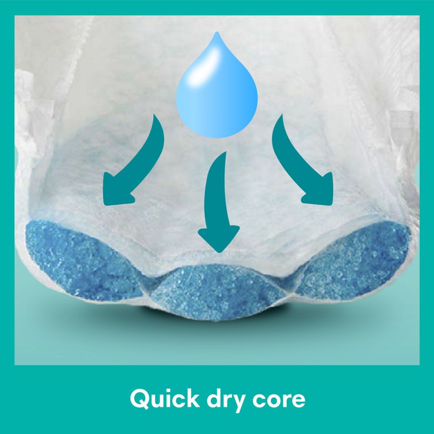 Pampers Baby-Dry Size 7 Nappies Jumbo+ Pack