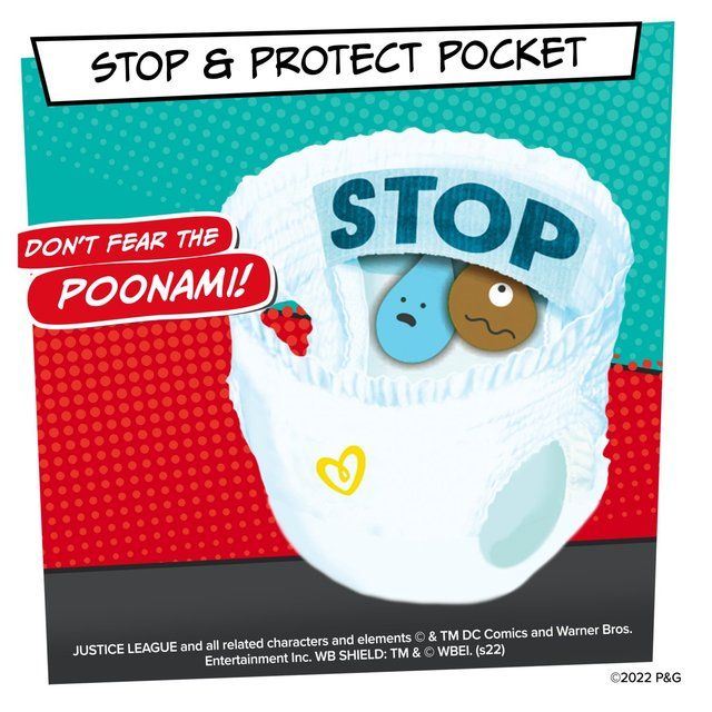 Pampers Baby-Dry Superhero Nappy Pants Size 4 (9-15kg) 30 per pack