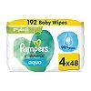 Pampers Harmonie Aqua Baby Wipes Plastic Free 4 Packs = 192 Wipes
