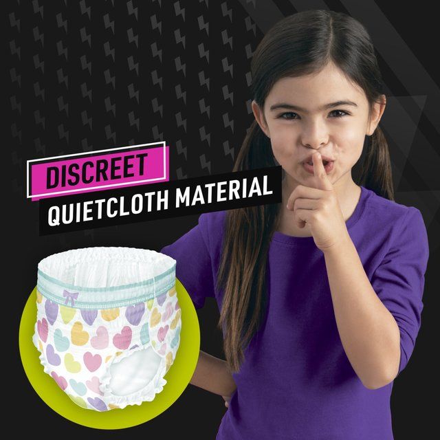 Pampers Ninjamas Pyjama Pants Girls 10 Pyjama Pants 4-7 Years 17-30kg    10 per pack