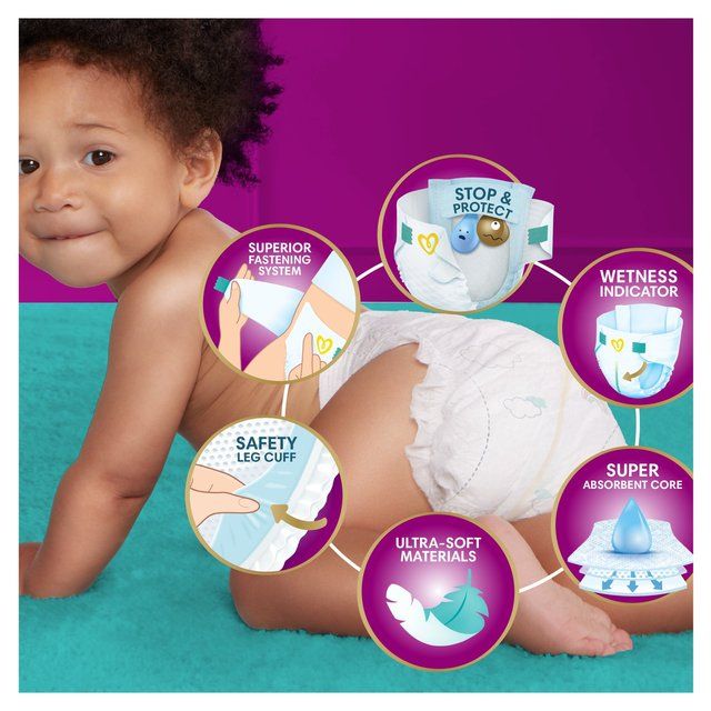 Pampers Premium Protection Nappies Size 4 (9-14kg) Essential Pack 37 per pack