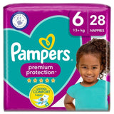 Pampers Premium Protection Size 6 28 Nappies Essential Pack 28 per pack