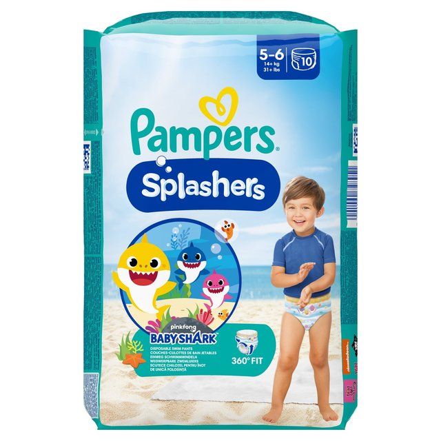 Pampers Splashers Swim Nappies Size 5-6 (14+kg)   10 per pack