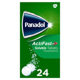 Panadol Paracetamol Pain Relief Tablets 500mg ActiFast Soluble 24s