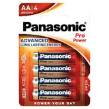 Panasonic Pro Power AA Batteries Alkaline 4 per pack