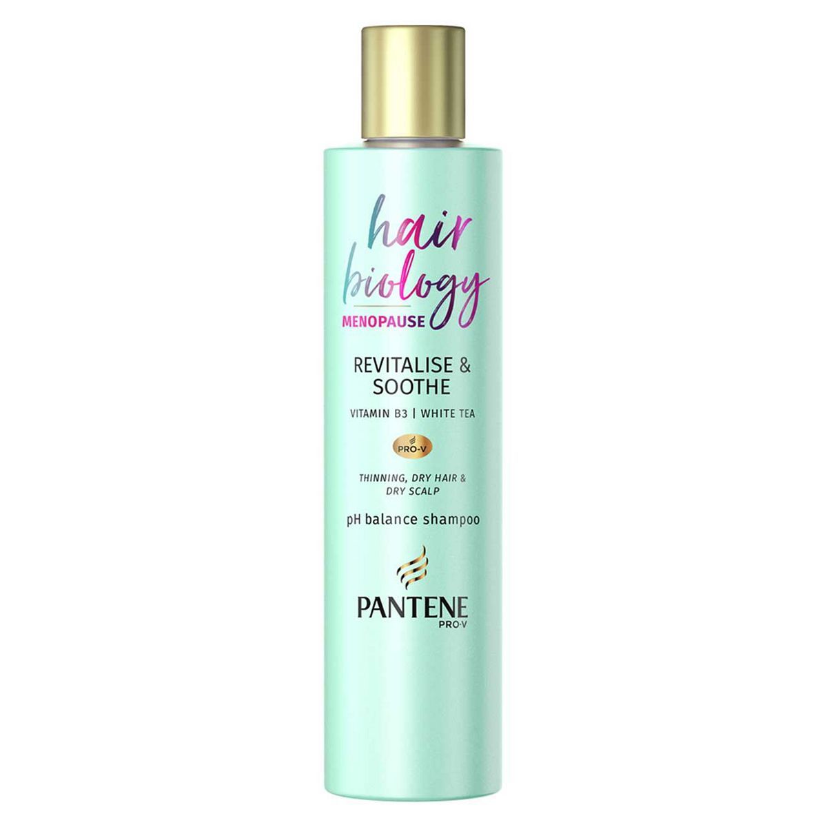 Pantene Hair Biology Menopause Shampoo For Thinning Hair 250ml