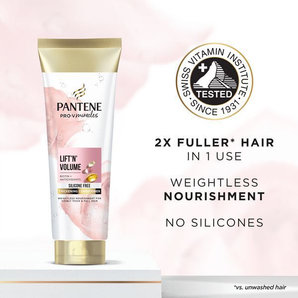 Pantene Lift & Volume Hair Conditioner, Biotin, 275ml