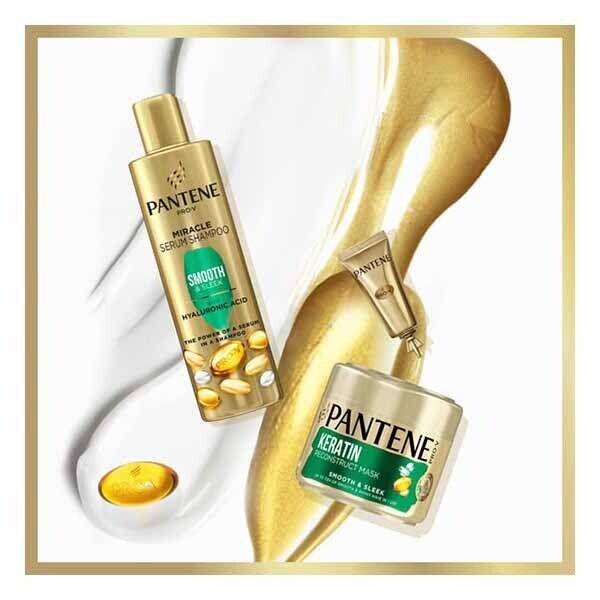 Pantene Smooth & Sleek Hair Mask, Dull And Frizzy Hair 300ml