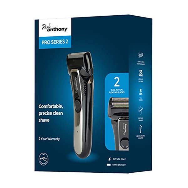 Paul Anthony 'Pro Series 2' Mens USB Foil Shaver