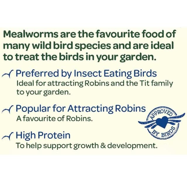 Peckish Mealworms For Wild Birds 500g