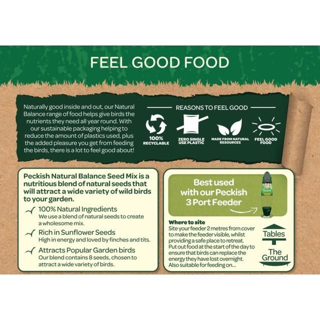 Peckish Natural Balance Seed Mix For Wild Birds 12.75kg