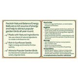 Peckish Natural Balance Wild Bird Energy Balls 50 per pack