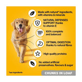 Pedigree Adult Wet Dog Food Tins Mixed in Loaf 6 x 400g