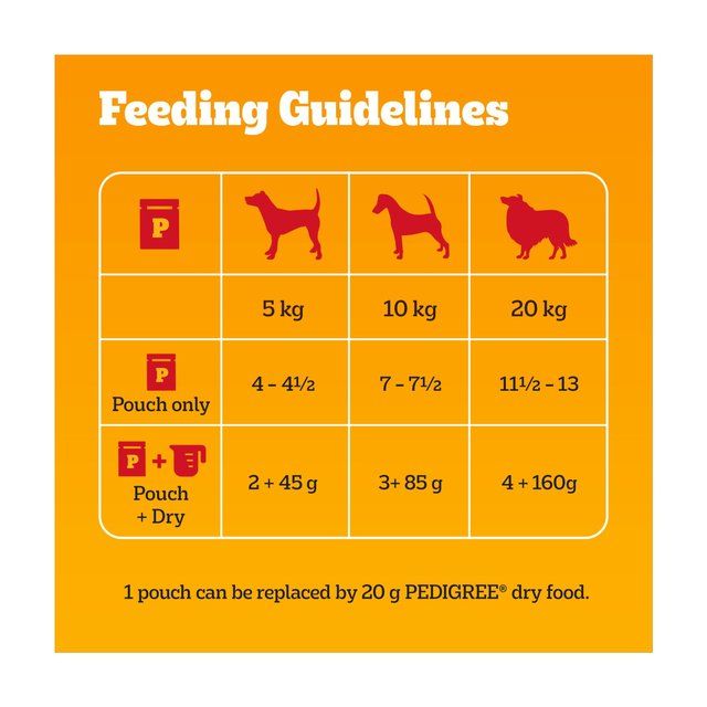 Pedigree Wet Dog Food Pouches with Beef Liver and Vegetables in Gravy 12 x 100g