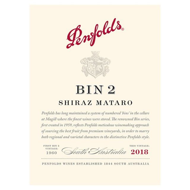 Penfolds Bin 2 Shiraz Mataro 75cl