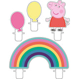 Peppa Pig Birthday Candles 4 per pack