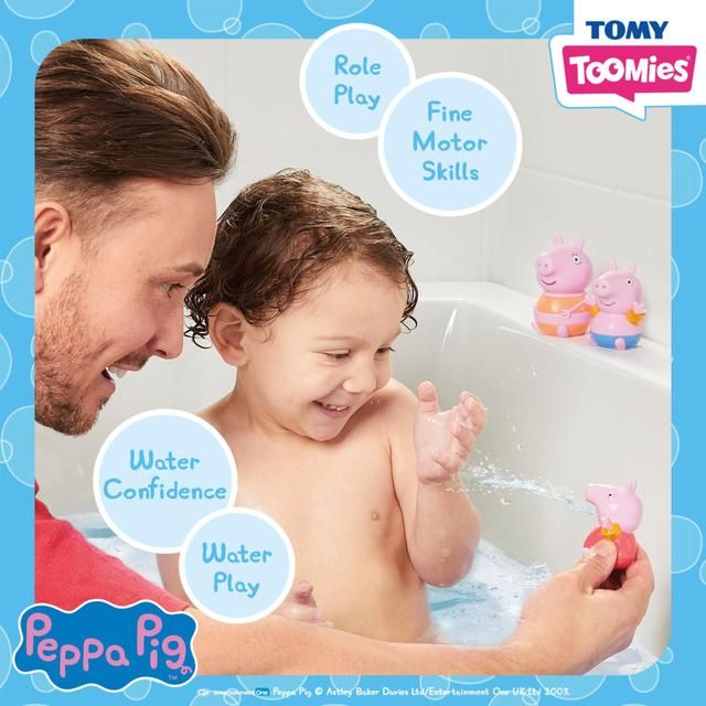 Peppa Pig Mummy Pig Peppa & George Bath Squirters