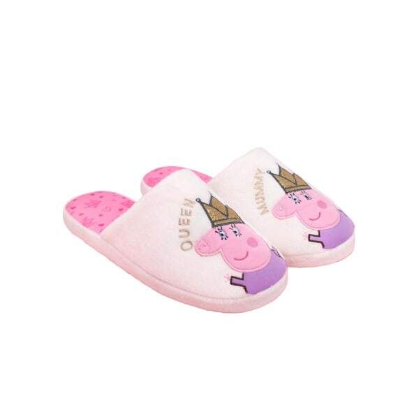 Peppa Pig Womens Queen Mummy Pig Slippers (7-8)