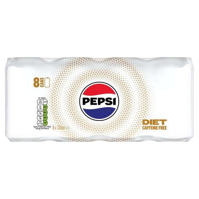 Pepsi Diet Caffeine Free 8 x 330ml