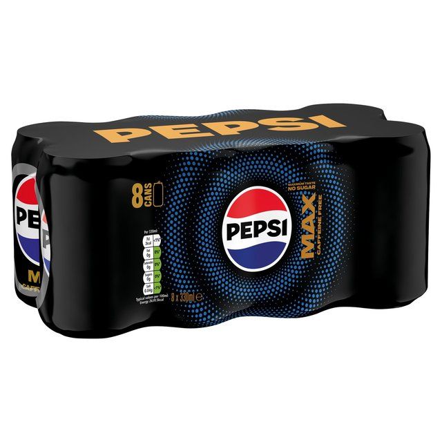 Pepsi Max Caffeine Free 8 x 330ml