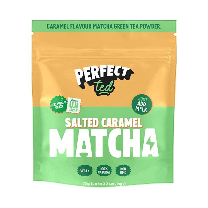 PerfectTed Creamy Chocolate Matcha Tea Powder 75g Salted Caramel