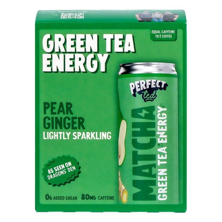 PerfectTed Matcha Pear Ginger Energy Drink 250ml