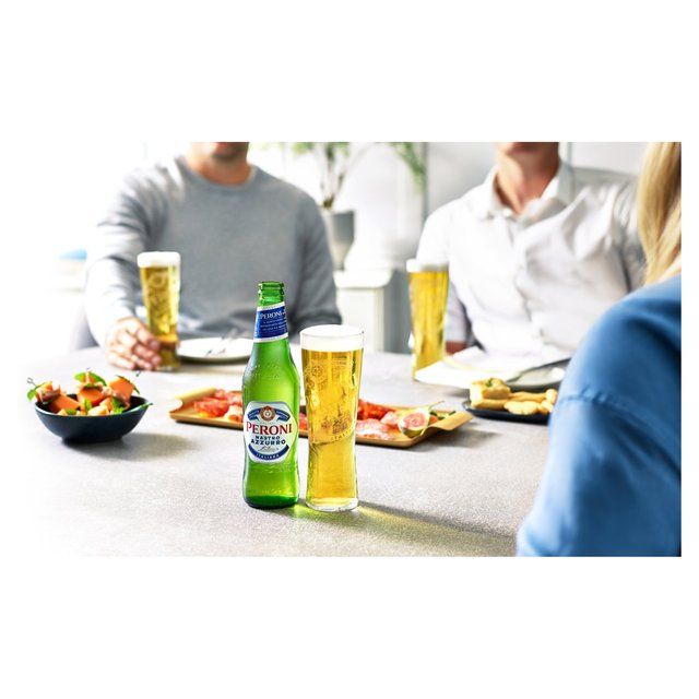 Peroni Nastro Azzurro Beer Lager Bottles 12 x 330ml