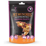 Pet Munchies 100% Natural Salmon Fillets Dog Treats 90g