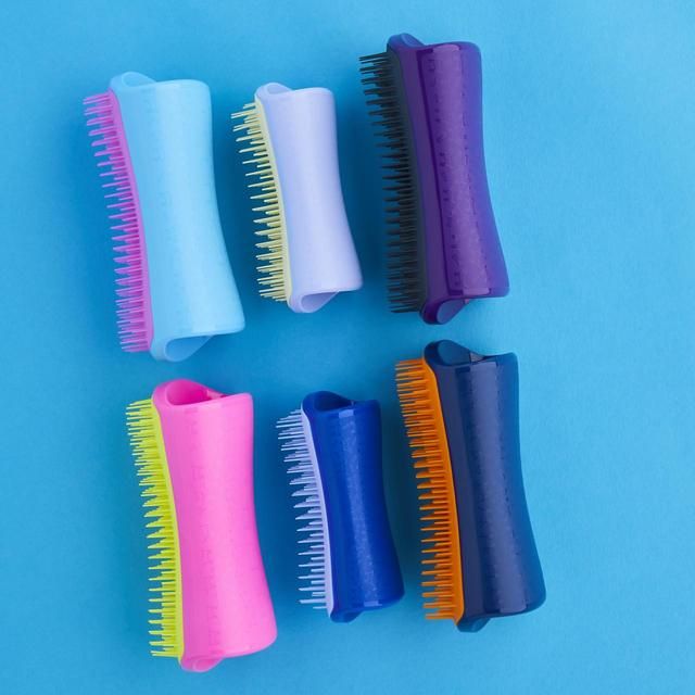 Pet Teezer Detangling Dog Grooming Brush Small - Lilac / Yellow