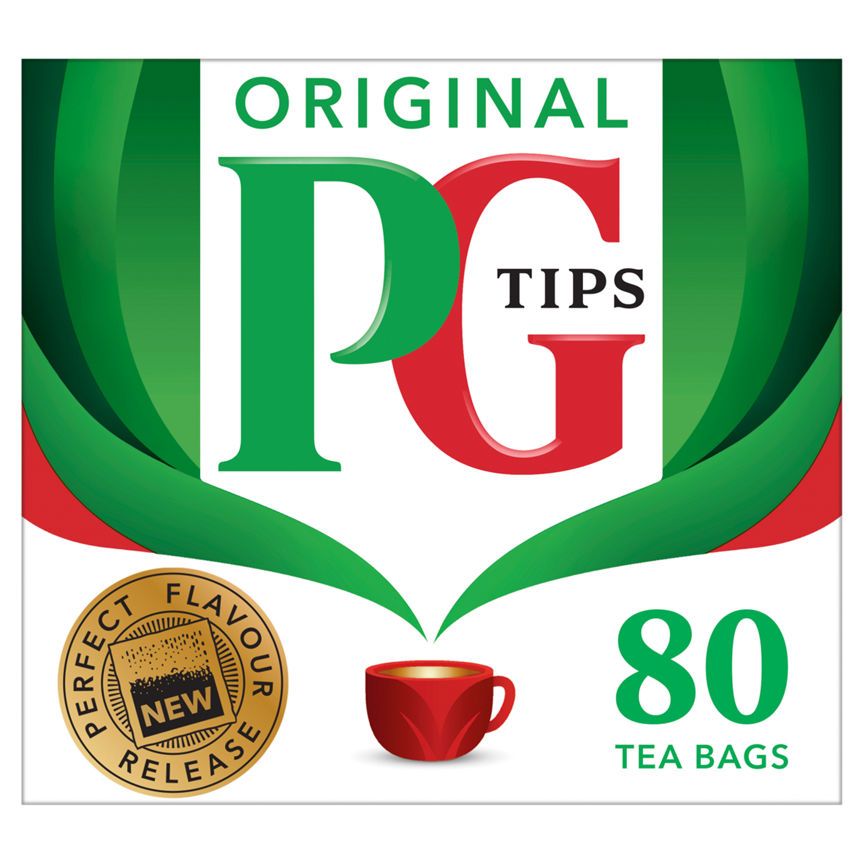 PG Tips 80 Original Tea Bags 232g