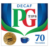PG Tips Decaf Black Decaffeinated Tea Bags x70