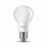 Philips LED Classic Frosted 60W A60 Light Bulb E27 Warm White    2 per pack
