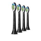 Philips Sonicare Optimal White Toothbrush Heads Black   4 per pack