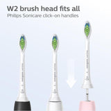 Philips Sonicare Optimal White Toothbrush Heads Black   4 per pack