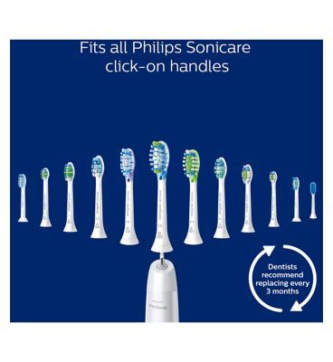 Philips Sonicare Premium Plaque Defence BrushSync Enabled Replacement Brush Heads - 4pk Black HX9044/33