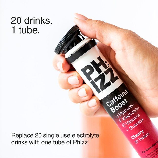 Phizz Caffeine 3-in-1 Hydration Electrolytes and Vitamins Effervescent 20 per pack