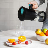 Phox Water V2 - 2.2L Glass Water Filter Jug & 3 Month Clean Filter Pack