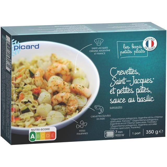 Picard Prawns Scallops & Vegetable Pasta 350g